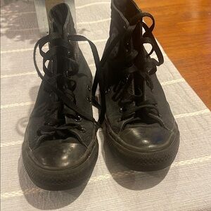 Black converse High-Top Sneakers